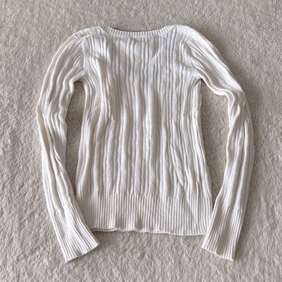 Arizona Jeans knit sweater gray and white size large - Picture 4 of 15